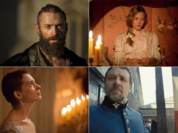 'Os Miseráveis' traz elenco estelar com Hugh Jackman, Anne Hathaway, Amanda Seyfried, Russel Crowe (Foto: Divulgação)