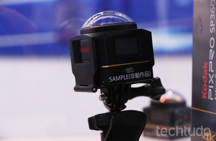 Kodak PixPro SP360 4K, câmera 360º (Foto: Marlon Câmara/TechTudo)