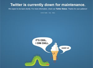Twitter sai do ar nesta terça-feira (11) para usuários de todo o mundo (Foto: Reprodução/Twitter)