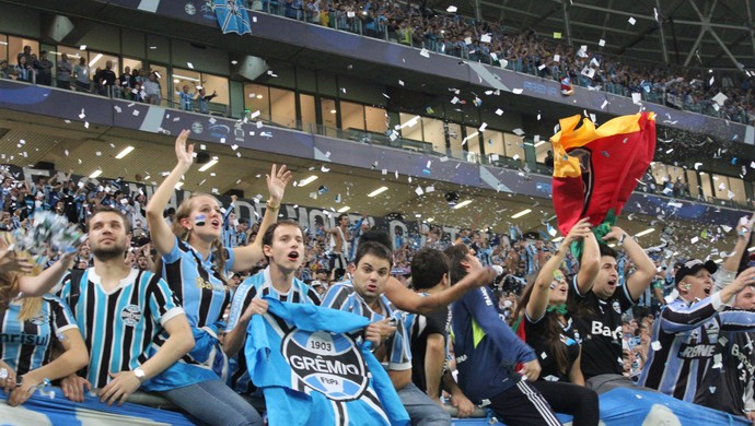 Resultado de imagem para arena gremio torcida