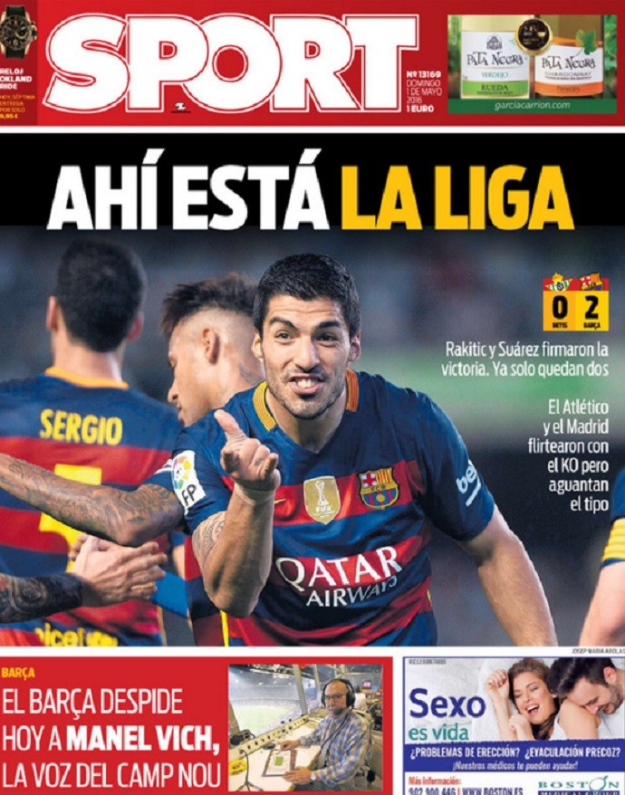 Sport Capa Barcelona (Foto: Reprodução) Sport Capa Barcelona (Foto: Reprodução)