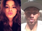 No dia do beijo, Neymar e Marquezine mandam o mesmo recado na web