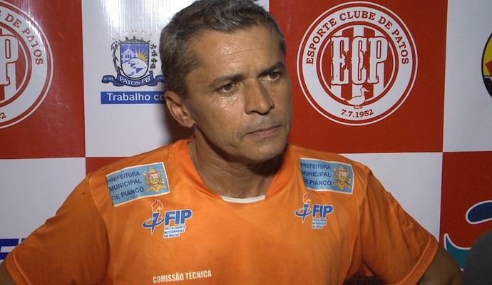 Marcos Nascimento, treinador do Esporte de Patos (Foto: Reprodução / TV Paraíba)
