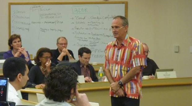Mark Lund em palestra na Babson College  (Foto: Arquivo pessoal/ Mark Lund)