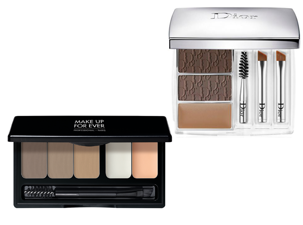 Brow Palette, R$ 199, Make Up For Ever; All-In-Brow 3D, R$ 355, Dior (Foto: Divulgação)