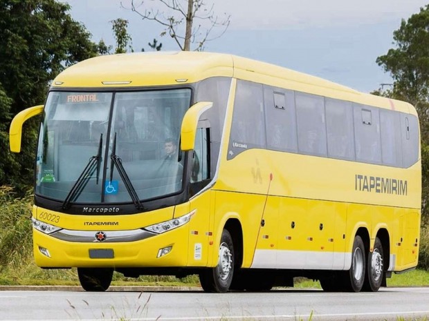 Ônibus da Viação Itapemirim: parte das linhas da empresa, que tem sede em Cachoeiro, foi vendida (Foto: Divulgação/Grupo Itapemirim)