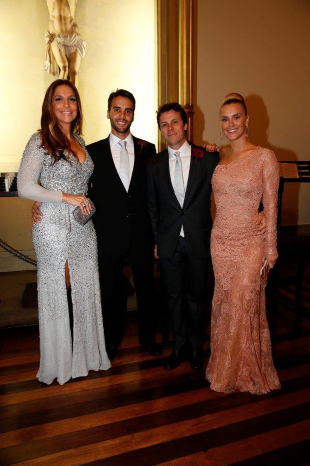 Ivete Sangalo, Daniel Cady, Tiago Worcman e Carolina Dieckmann (Foto: Felipe Panfili/Agnews)