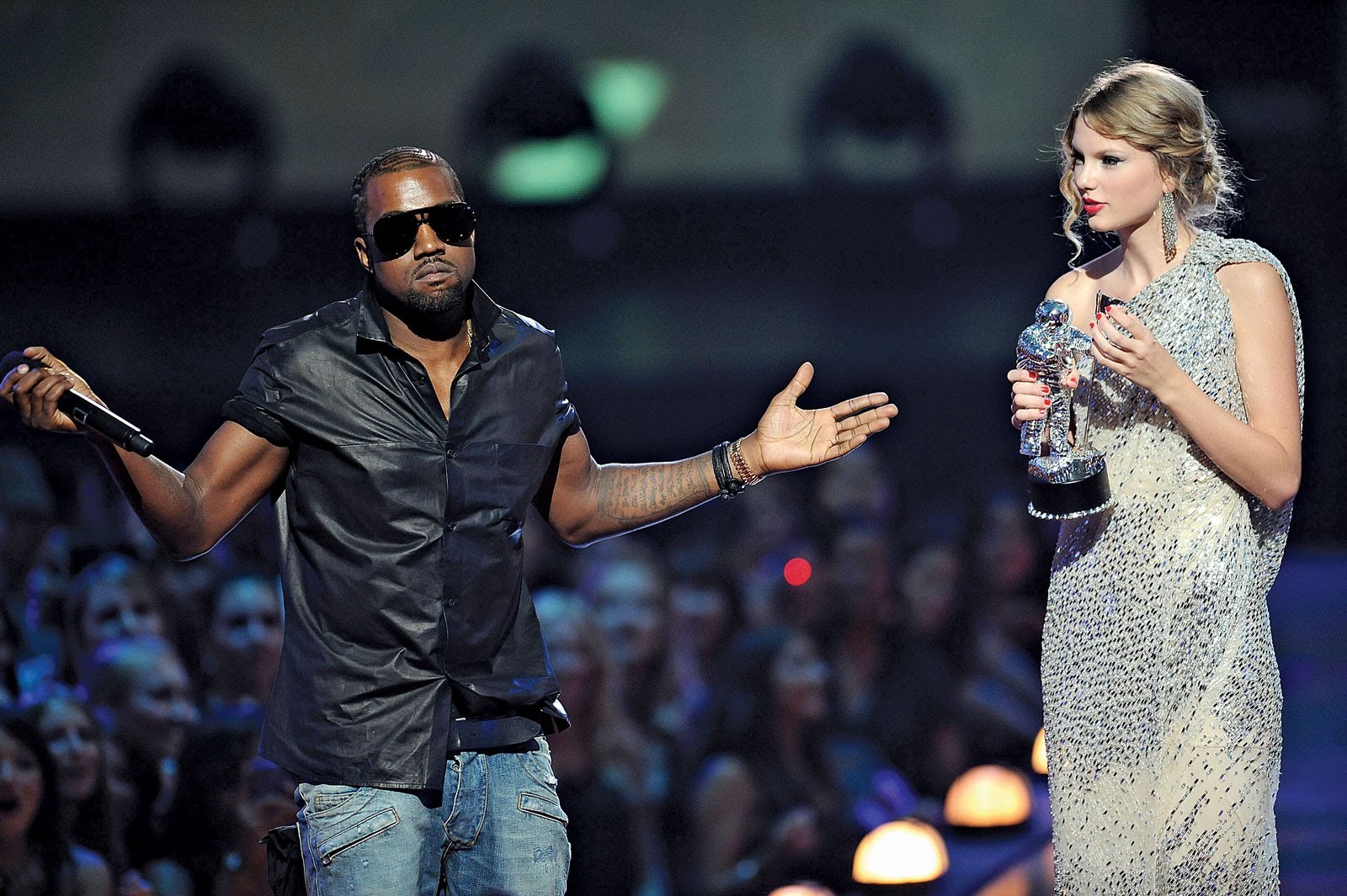 Kanye West vs Taylor Swift (Foto: Divulgação)
