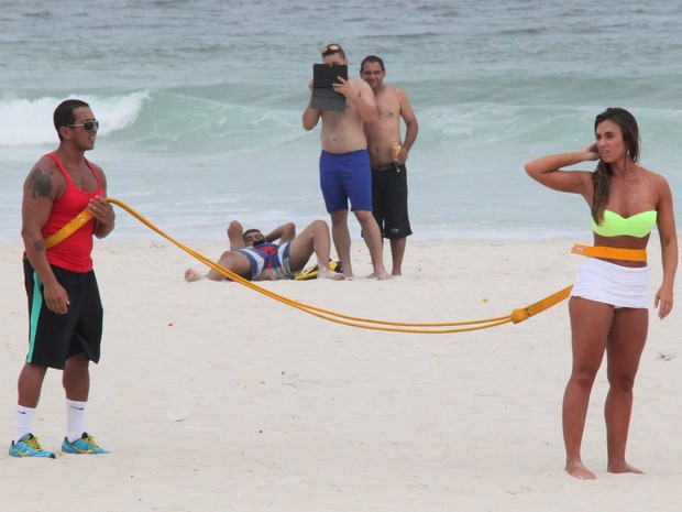 Nicole Bahls no Rio (Foto: Gabriel Rangel/AgNews)