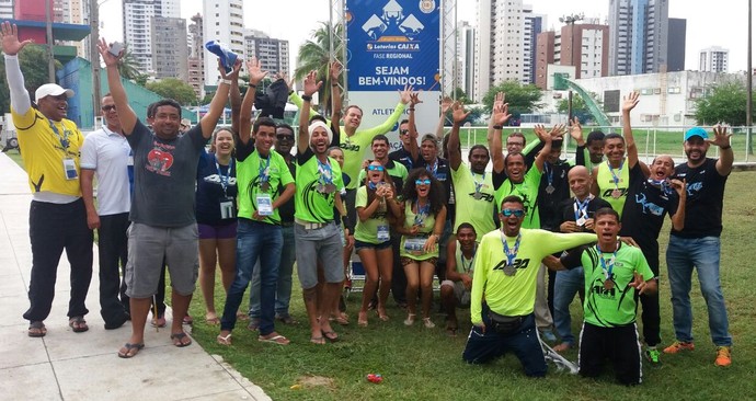 Equipe da APA comemora desempenho em Circuito Paralómpico Brasileiro (Foto: Natanael Barros/ Arquivo pessoal)