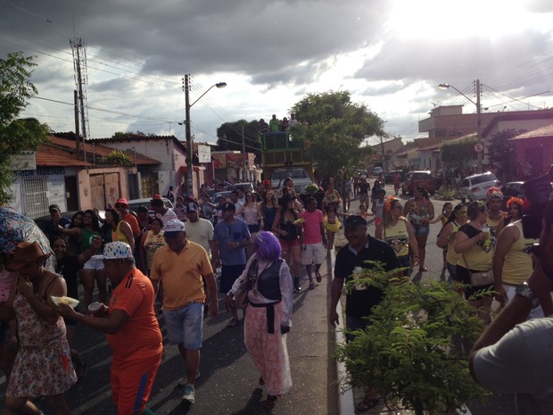 Bloco levou milhares de foliões para a avenida (Foto: Ellyo Teixeira/G1)