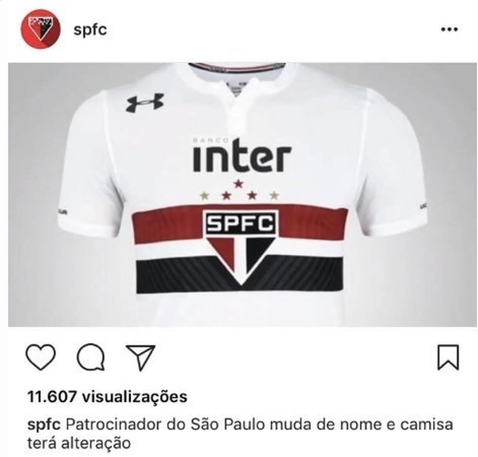 Modelo de camisa do São Paulo que vazou na internet e não será usado pelo time causou polêmica (Foto: Reprodução)