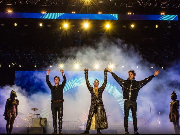 ROCK IN RIO USA: A banda Empire of the Sun se apresenta no último dia de festival nos Estados Unidos (Foto: Divulgação)
