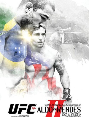 Poster UFC 176 Aldo x Mendes (Foto: Twitter)