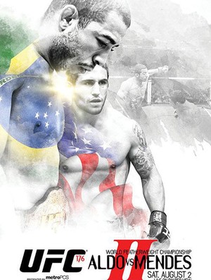 Poster UFC 176 Aldo x Mendes (Foto: Twitter) Poster UFC 176 Aldo x Mendes (Foto: Twitter)