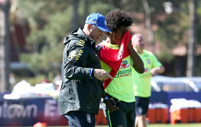 Felipão Scolari treino brasil (Foto: André Durão)