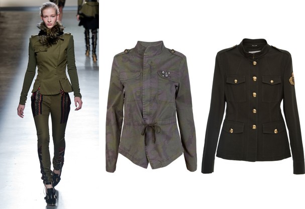 jaquetas militar feminina