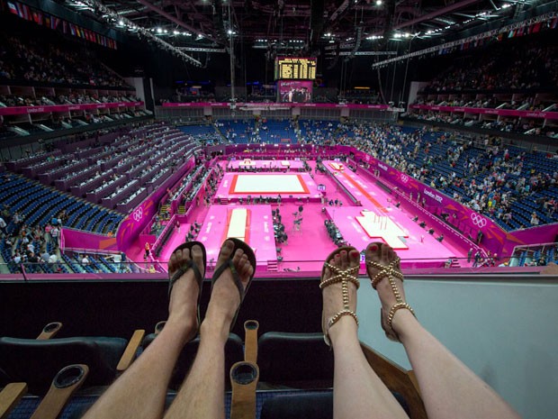 Foto do projeto Feet First, de Tom Robinson, na Olimpíada de Londres (Foto: Divulgação/Tom Robinson)