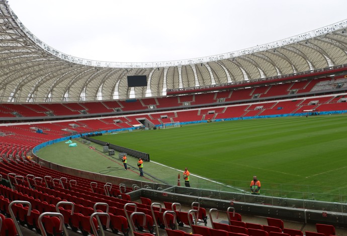 Beira-Rio recebe ajustes para Copa do Mundo (Foto: Diego Guichard)