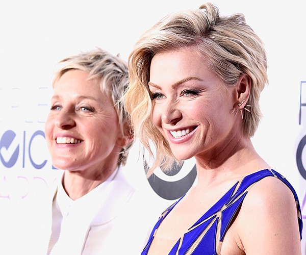 Ellen DeGeneres e Portia de Rossi (Foto: Getty Images)