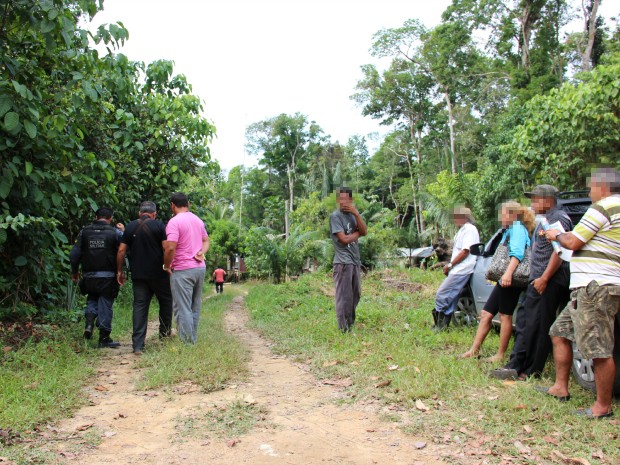  (Foto: Corpo foi achado em ramal )