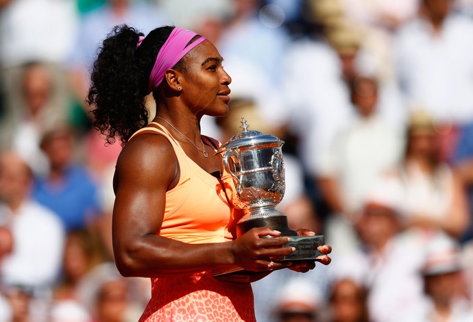 Serena Williams tricampeã de Roland Garros (Foto: Getty Images)