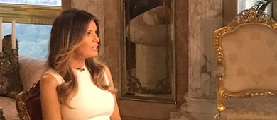 Melania Trump acusa mídia e Clinton por ataques ao marido (Courtesy CNN/Handout via Reuters)
