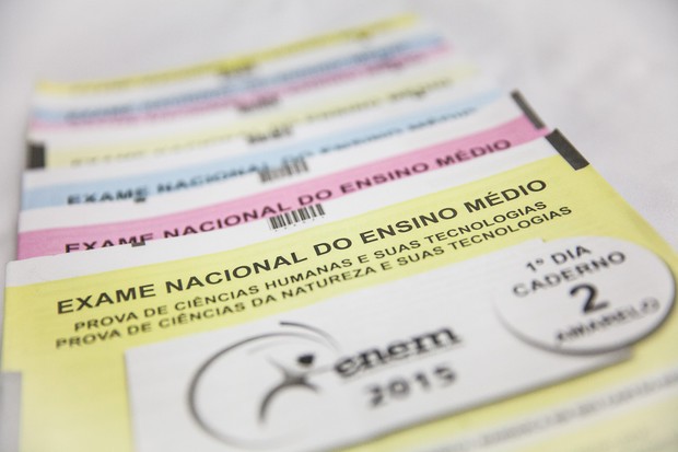 Provas do Exame Nacional do Ensino Médio (Foto: Fábio Tito/G1)