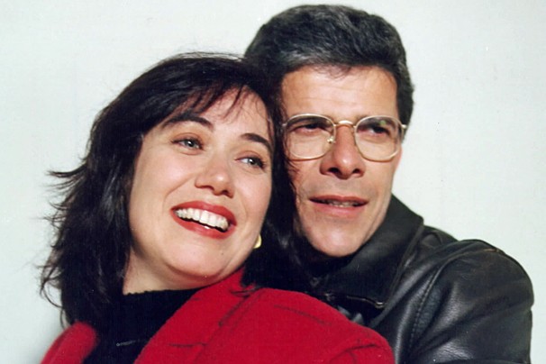 Sheila e Carlos tiveram momentos difíceis após a separação na novela História de Amor (1995) (Foto: Globo)