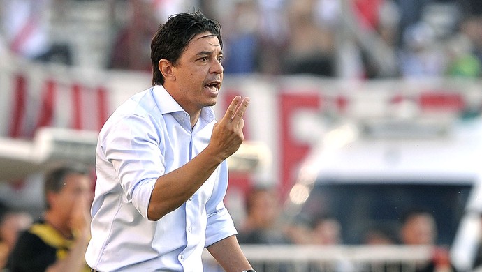 Marcelo Gallardo, Técnico River Plate (Foto: Agência AFP)