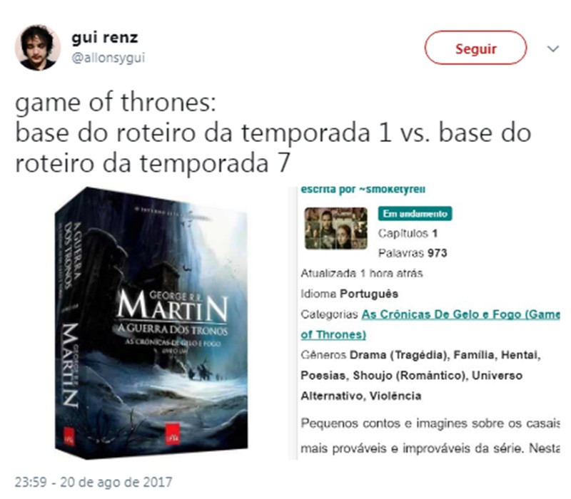 15 tweets que resumem como foi a estreia de Game of Thrones