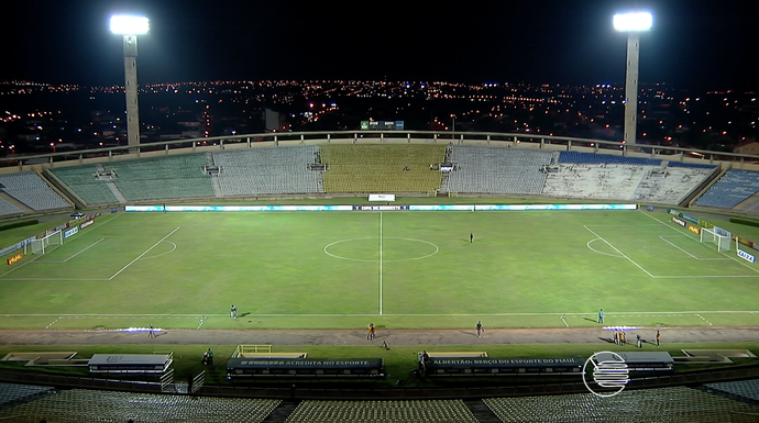 Estádio Albertão - River-PI x Ceará (Foto: Reprodução/TV Clube)
