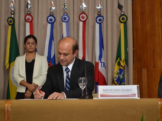 Economista cearense  Marcos Holanda toma posse na presidência do Banco do Nordeste (Foto: BNB/Divulgação)