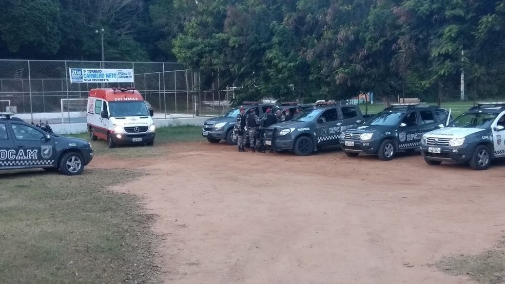 Opreação da PM em Nova Descoberta terminou com um morto e um preso (Foto: Kléber Teixeira/Inter TV Cabugi)