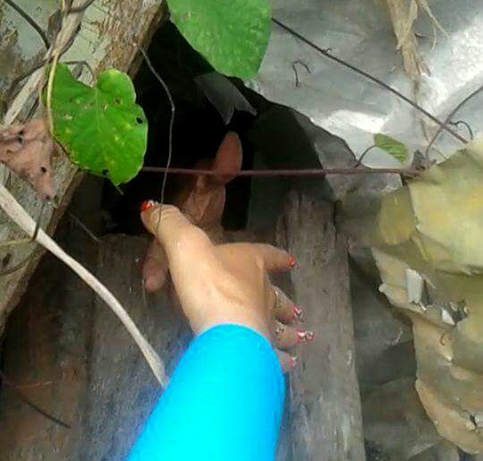 Homem mora entre entulho há 8 anos (Foto: Arquivo Pessoal) Homem mora entre entulho há 8 anos (Foto: Arquivo Pessoal)