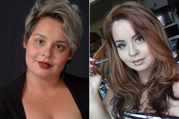 Antes e depois Thaís Oliveira - Miss Plus Size (Foto: Sete Comunicação / Divulgação)