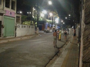 Medo dos moradores de Sirinhaém (Foto: Sabrina Siqueira/ reprodução de WhatsApp)