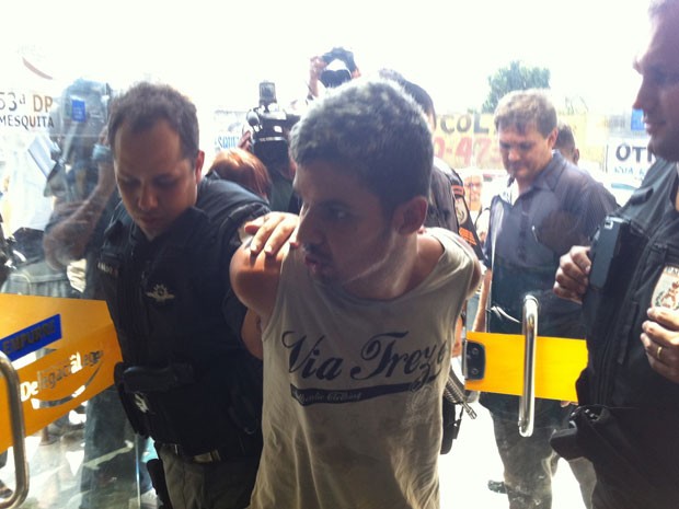 Danilo Machado Verde foi preso (Foto: Renata Soares G1)