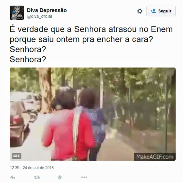 Memes sobre o Enem povoaram as redes sociais neste sábado (Foto: Reprodução/Twitter)