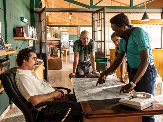 Cena da série 'Narcos', onde o ator brasileiro Wagner Moura faz o papel do protagonista Pablo Escobar (Foto: Divulgação/Netflix)