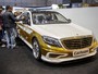 Mercedes S500 coberto de ouro é apresentado no Salão de Genebra Mercedes S500 coberto de ouro é apresentado no Salão de Genebra