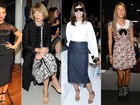 Veja as famosas que arrasaram no estilo na primeira fila dos desfiles da Semana de Moda de Nova York