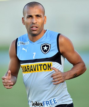 Emerson Sheik treino Botafogo (Foto: Fabio Castro / Ag. Estado)