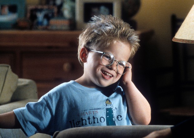 Jonathan Lipnicki , aos 6 anos, em Jerry Maguire, de 1996 (Foto: Divulgação/Getty Images)