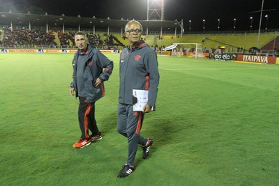 Jayme de Almeida e Tata (Foto: Gilvan de Souza/Flamengo)
