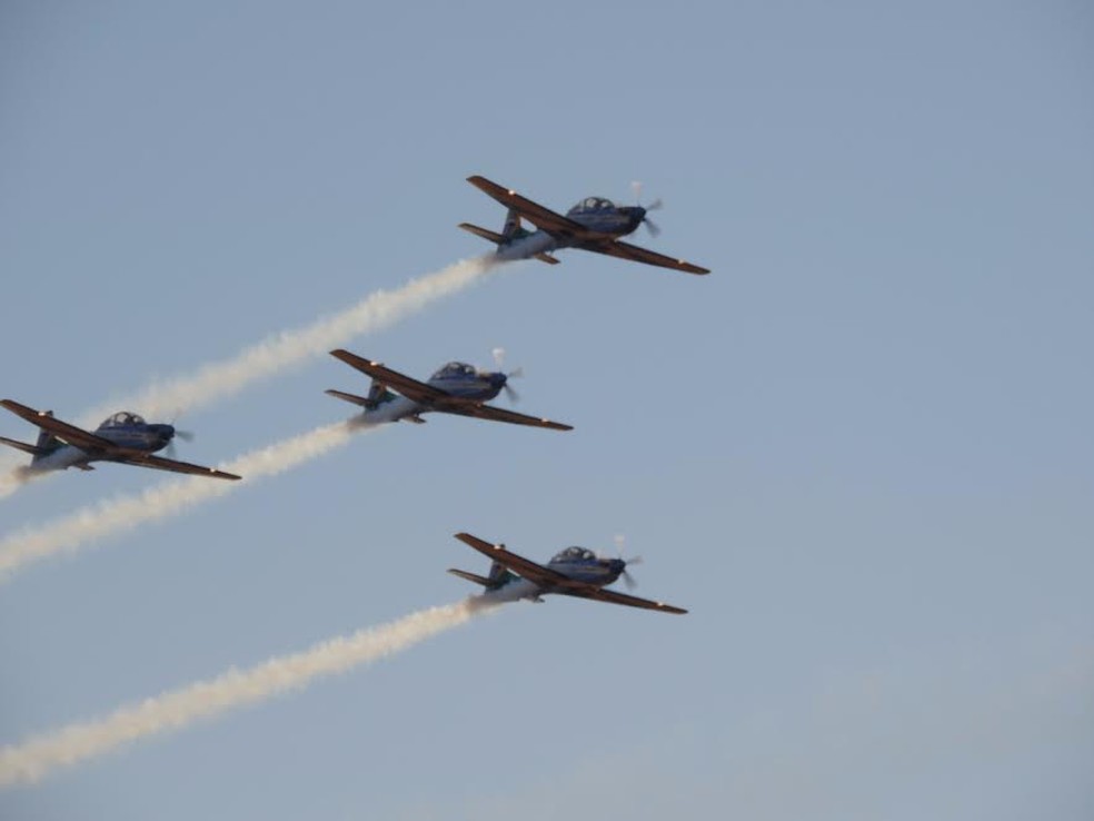 Manobras ocorreram durante o sábado (Foto:  Diógenes Queiroz/Arquivo Pessoal)
