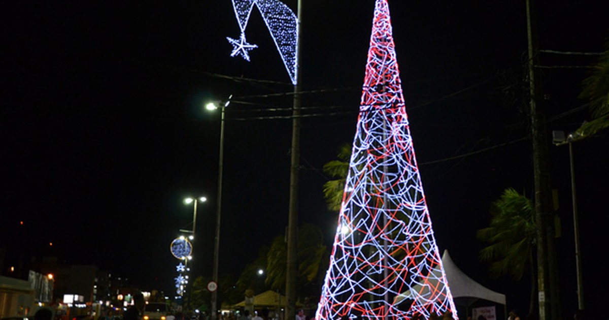 G1 Iluminação natalina de João Pessoa conta com 200 mil lâmpadas