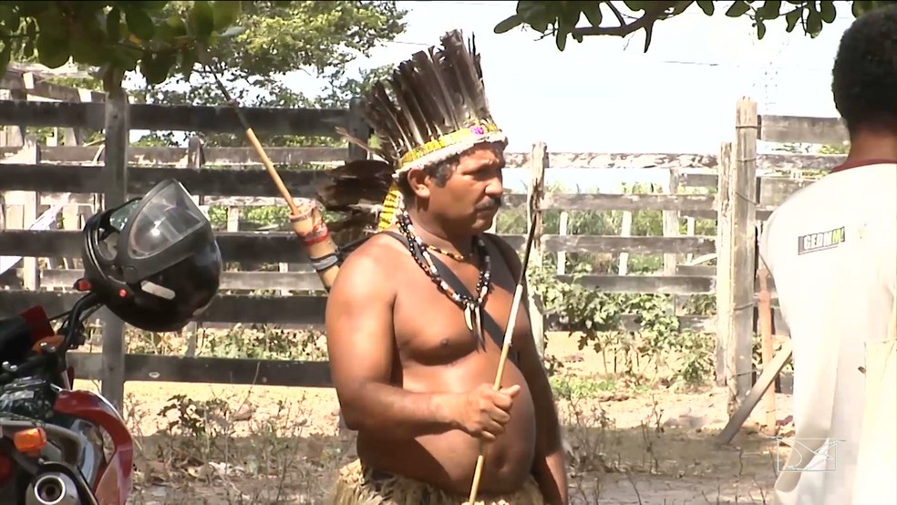 Índios afirmam que irão lutar pacificamente pelas terras. (Foto: Reprodução/TV Mirante)