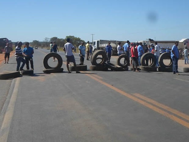 Protesto (Foto: Blog do Sigi Vilares)