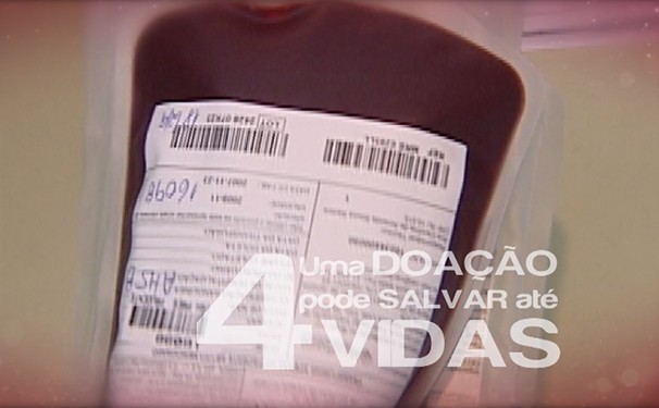 Campanha visa conscientizar população sobre a importância da doação de sangue (Foto: Reprodução/TV Fronteira)